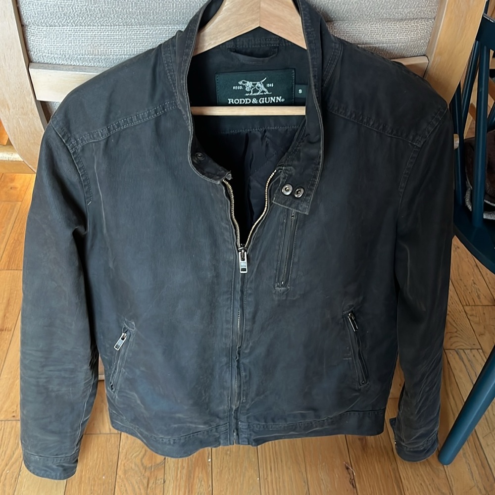 Rodd & Gunn Jack Jacket Men’s Small. Color: Bracken/Charcoal